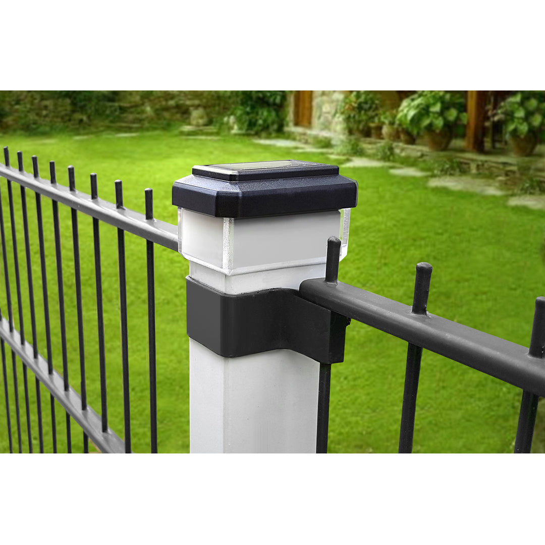 Lámpara LED solar para poste GreenBlue, 60 x 60 mm, cubierta en forma de sobre, GB126, 2 unidades