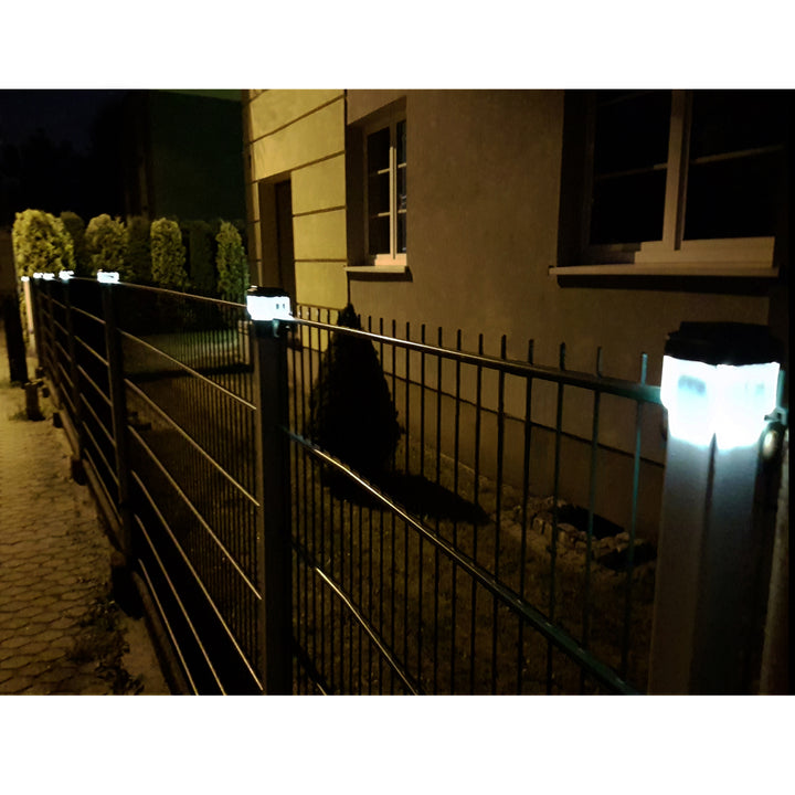 Lámpara LED solar para poste GreenBlue, 60 x 60 mm, cubierta en forma de sobre, GB126, 2 unidades