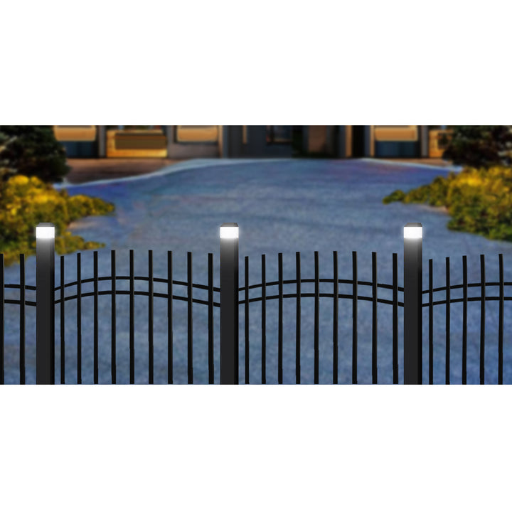 Lámpara LED solar para poste GreenBlue, 60 x 60 mm, cubierta en forma de sobre, GB126, 2 unidades