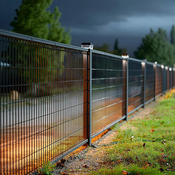 Lámpara LED solar para poste GreenBlue, 60 x 60 mm, cubierta en forma de sobre, GB126, 2 unidades