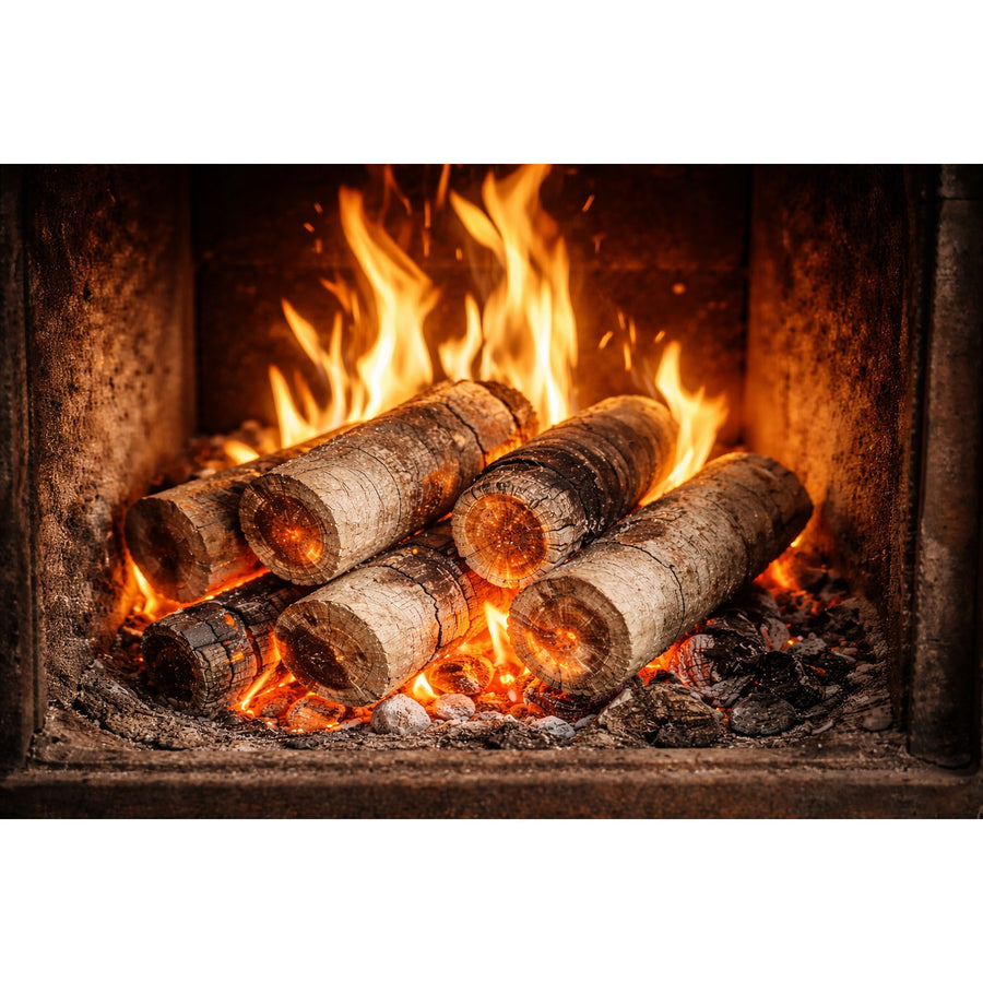 Briqueta para chimenea, madera de haya y abeto, seca, 25 kg, Woodok