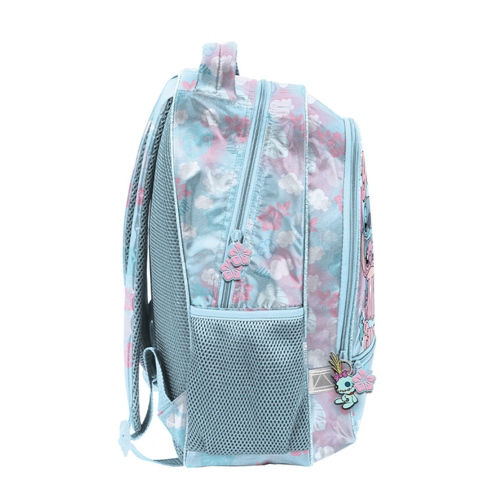 Set escolar Stitch Paso, mochila con dos compartimentos, elementos reflectantes y espalda reforzada, estuche sin material y con asas para los utensilios, bolsa para zapatos que se puede llevar a la espalda, DS26WW
