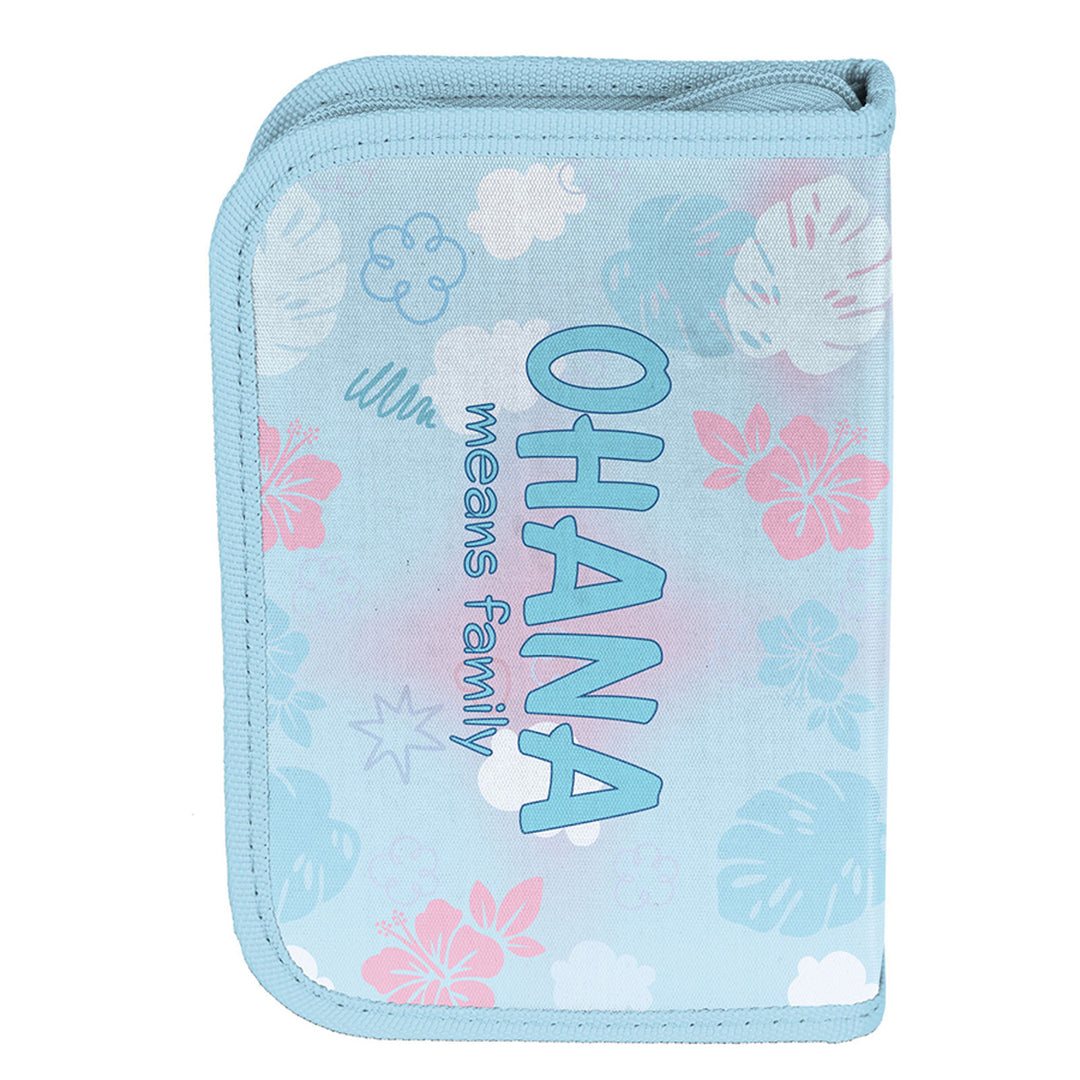Set escolar Stitch Paso, mochila con dos compartimentos, elementos reflectantes y espalda reforzada, estuche sin material y con asas para los utensilios, bolsa para zapatos que se puede llevar a la espalda, DS26WW