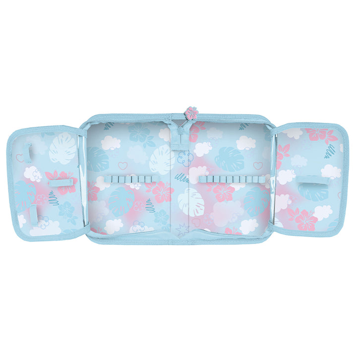 Set escolar Stitch Paso, mochila con dos compartimentos, elementos reflectantes y espalda reforzada, estuche sin material y con asas para los utensilios, bolsa para zapatos que se puede llevar a la espalda, DS26WW