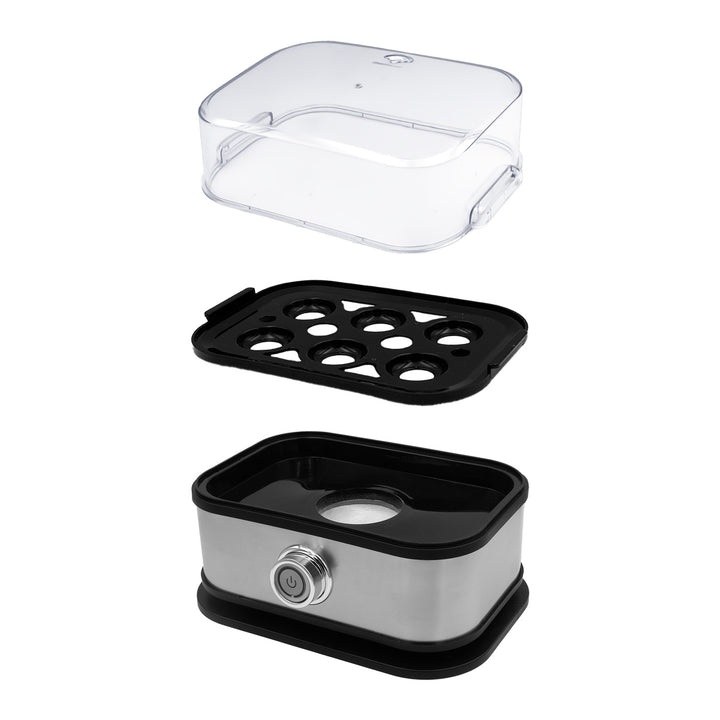 Cocedor de huevos automático GreenBlue, potencia de 200 W, capacidad para hasta 6 huevos, medidor, 220-240 V~, 50/60 Hz, GB359