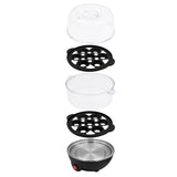 Huevera de 2 niveles para 14 huevos GreenBlue, potencia de 350 W, capacidad para 14 huevos, 220-240 V~, 50/60 Hz, GB358