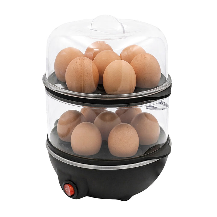 Huevera de 2 niveles para 14 huevos GreenBlue, potencia de 350 W, capacidad para 14 huevos, 220-240 V~, 50/60 Hz, GB358