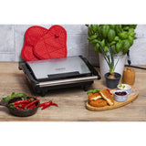 Parrilla eléctrica Camry, placas antiadherentes, potencia máxima de 2100 W, CR 3044