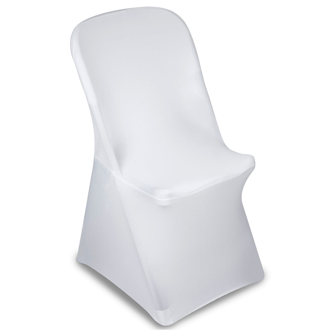 Funda para silla de catering blanca GreenBlue, 88 x 50 x 45 cm, spandex, GB374, 4 unidades