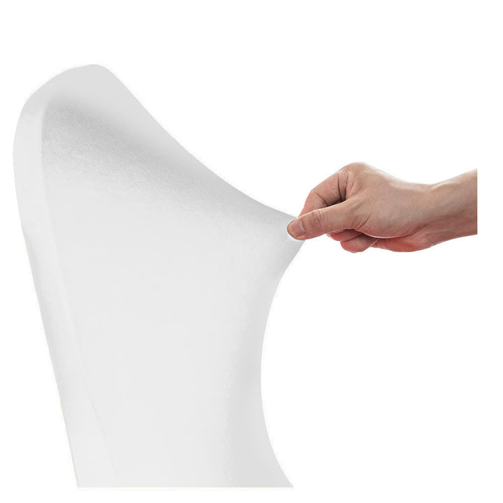 Funda para silla de catering blanca GreenBlue, 88 x 50 x 45 cm, spandex, GB374, 4 unidades