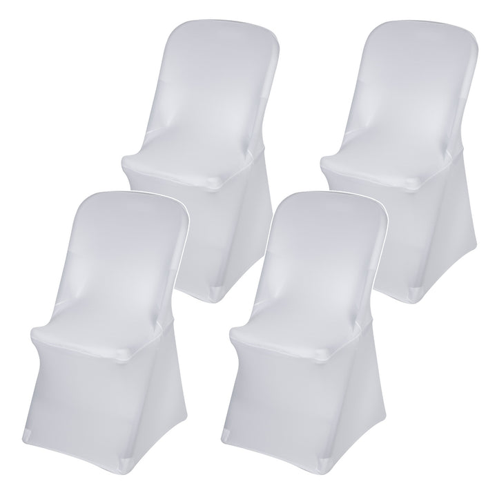 Funda para silla de catering blanca GreenBlue, 88 x 50 x 45 cm, spandex, GB374, 4 unidades