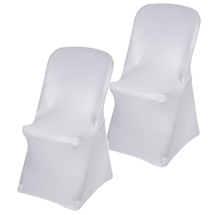 Funda para silla de catering blanca GreenBlue, 88 x 50 x 45 cm, spandex, GB374, 2 unidades
