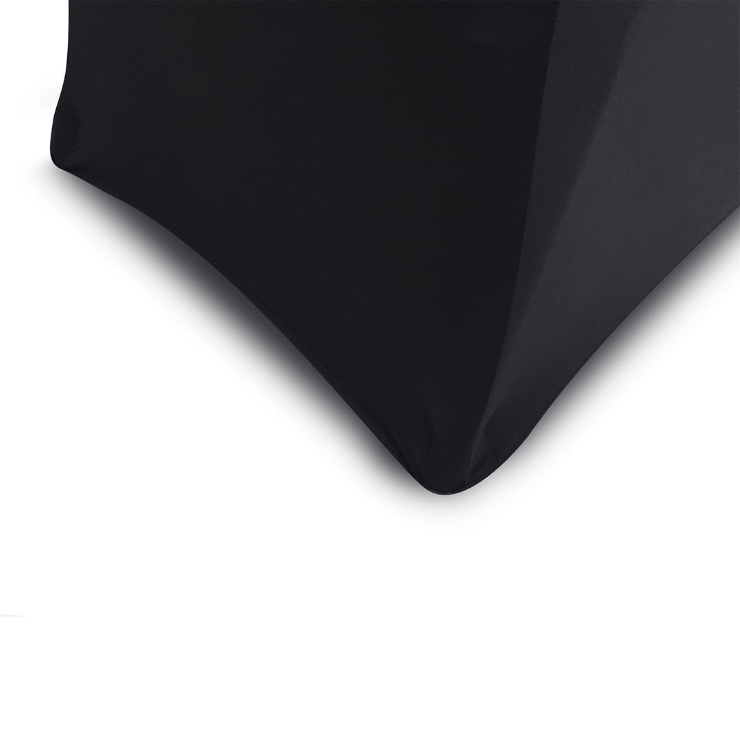 Funda para silla de catering negra GreenBlue, 88 x 50 x 45 cm, spandex, GB373, 4 unidades