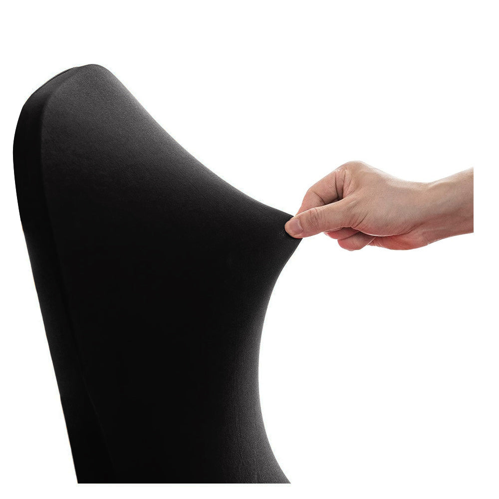 Funda para silla de catering negra GreenBlue, 88 x 50 x 45 cm, spandex, GB373, 2 unidades