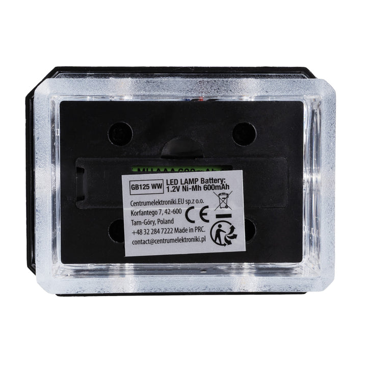 Lámpara LED solar para poste GreenBlue, 60 x 40 mm, cubierta en forma de sobre, 3200 K, GB125 WW, 4 unidades