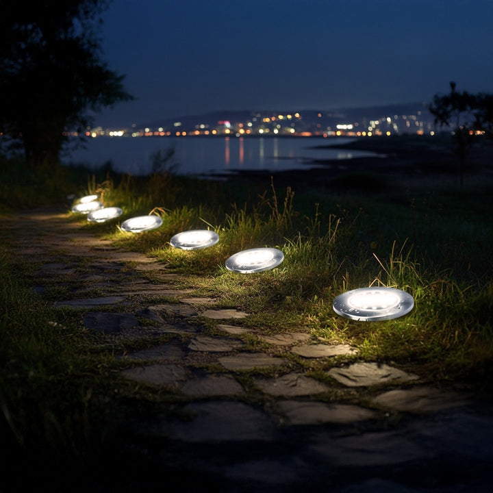 Lámpara solar LED para jardín con sensor de movimiento Maclean IP44, 12 LED SMD, 4000 K, Ni-MH 600 mAh, 0,7 W, MCE318, 4 unidades