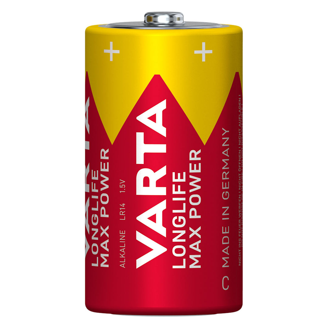 6 pilas R-14 R14 C alcalinas de 1,5 V Varta Longlife Max Power