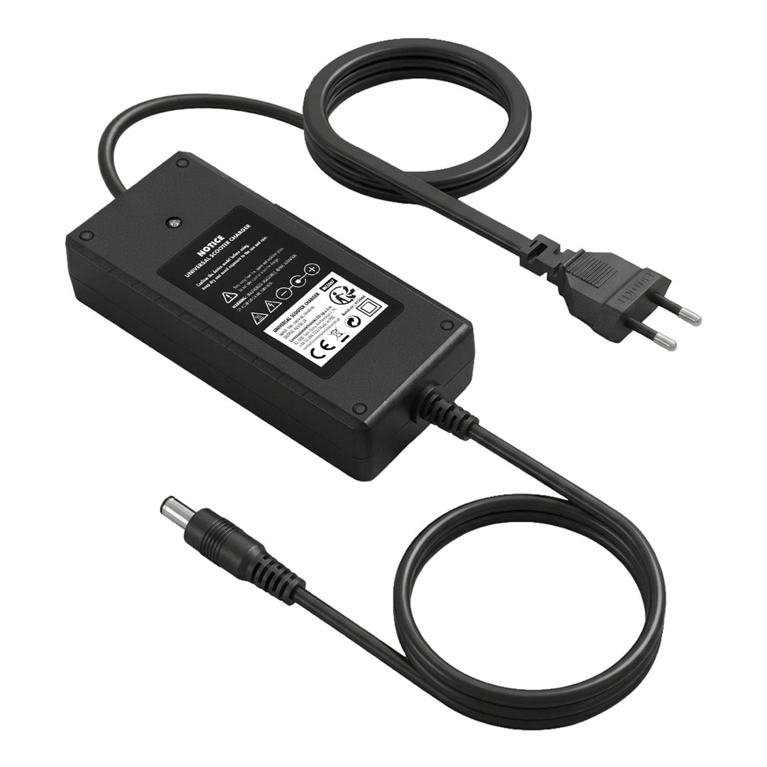 Cargador universal / Fuente de alimentación Maclean Energy, para patinetes, 42 V CC, 2 A, máx. 85 W, carga rápida, 6 enchufes, MCE667