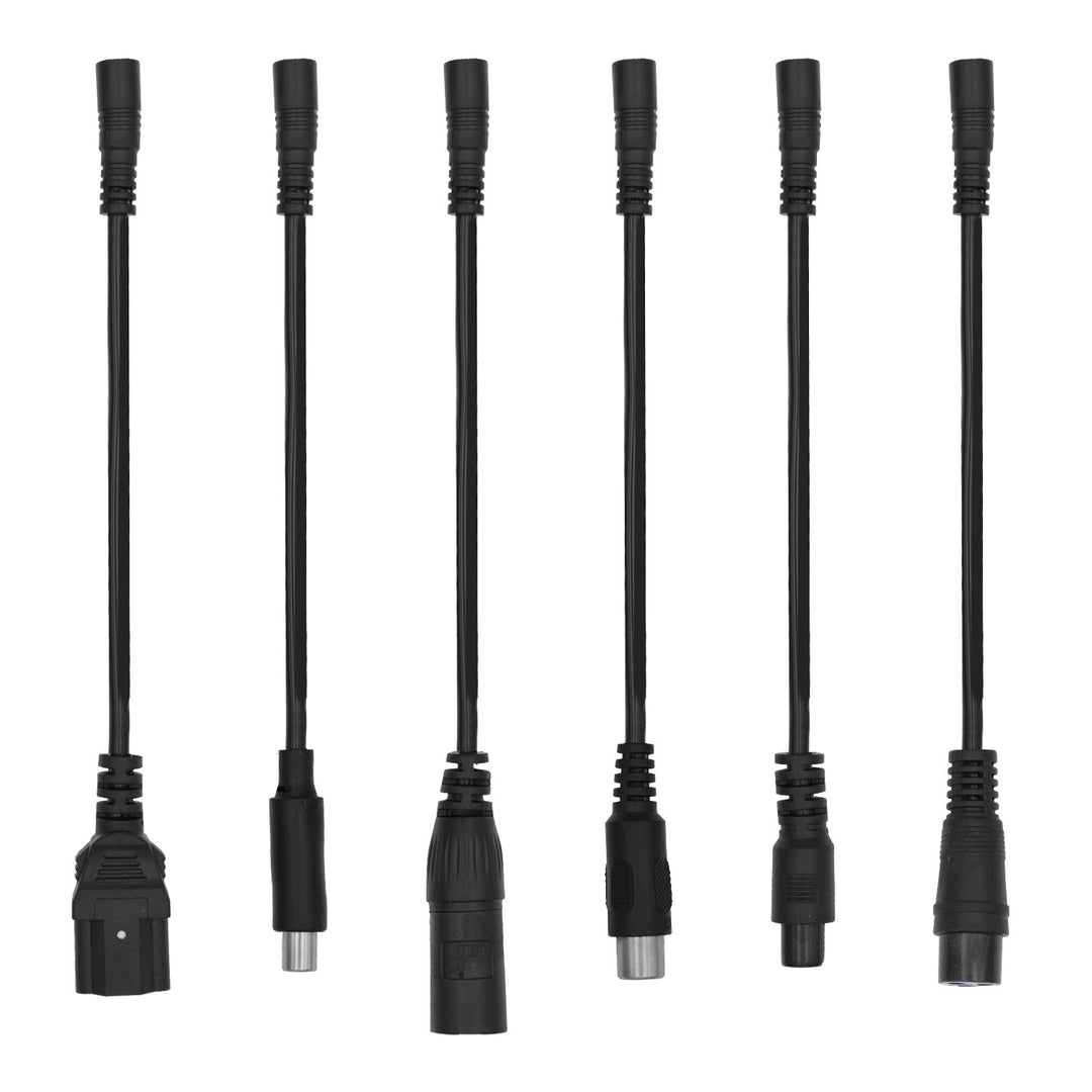 Cargador universal / Fuente de alimentación Maclean Energy, para patinetes, 42 V CC, 2 A, máx. 85 W, carga rápida, 6 enchufes, MCE667