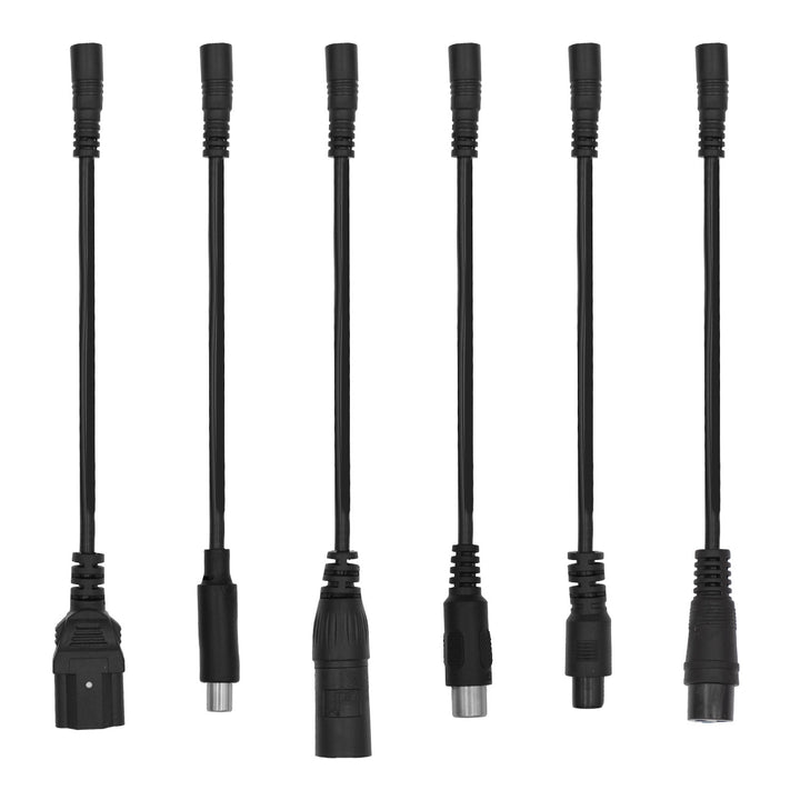 Cargador universal / Fuente de alimentación Maclean Energy, para patinetes, 42 V CC, 2 A, máx. 85 W, carga rápida, 6 enchufes, MCE667