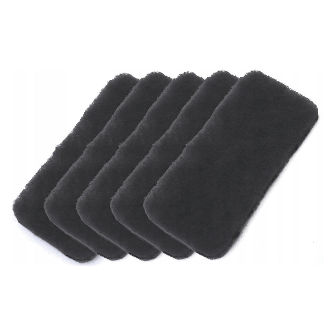 Contenedor para residuos orgánicos de 6 l, negro, Bini Practic + 5 filtros de carbón Practic