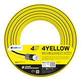 Carro para manguera Cellfast Aluplus de 1/2" y 60 m + manguera de jardín Cellfast 4YELLOW de 1/2" y 50 m + juego con aspersor recto Cellfast Basic de 1/2"