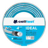 Carro para manguera Cellfast Aluplus de 1/2" y 60 m + Manguera de jardín Cellfast IDEAL de 1/2" y 30 m + Set con aspersor recto Cellfast Basic de 1/2"