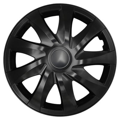 Tapacubos universales de 13'' NRM DRACO negro mate, 4 unidades