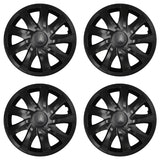 Tapacubos universales de 14'' NRM DRACO negro mate, 4 unidades