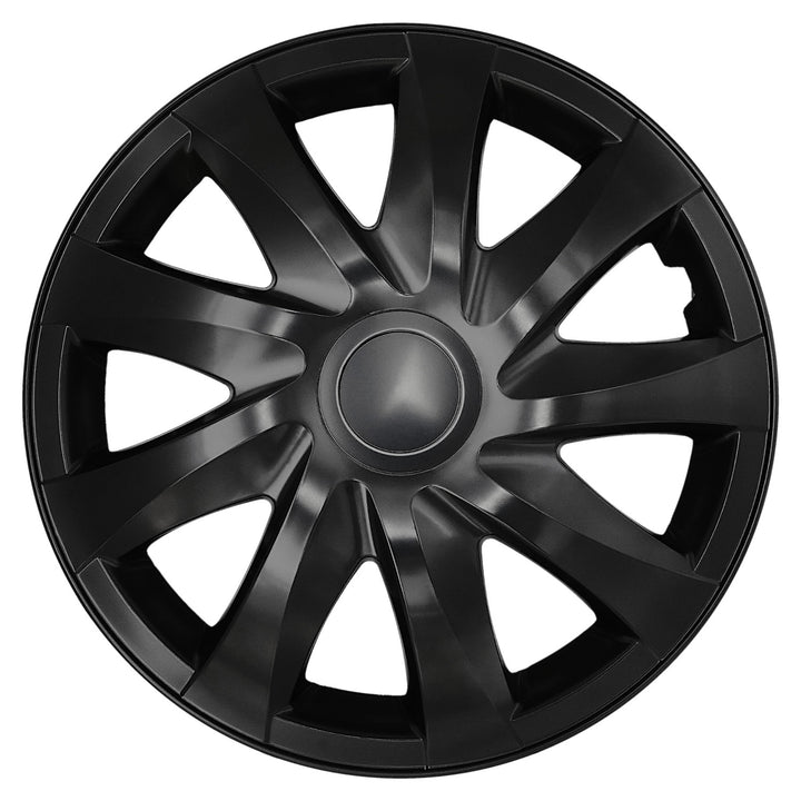 Tapacubos universales de 14'' NRM DRACO negro mate, 4 unidades