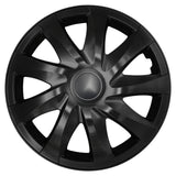 Tapacubos universales de 16'' NRM DRACO negro mate, 4 unidades