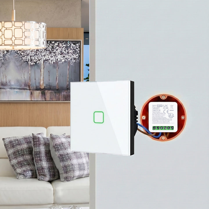 Relé WiFi empotrable GreenBlue, compatible con Android/iOS/Alexa/Google Home, 100-240 V CA, 50/60 Hz, máx. 16 A, para LED de 150 W, GB739, 2 unidades