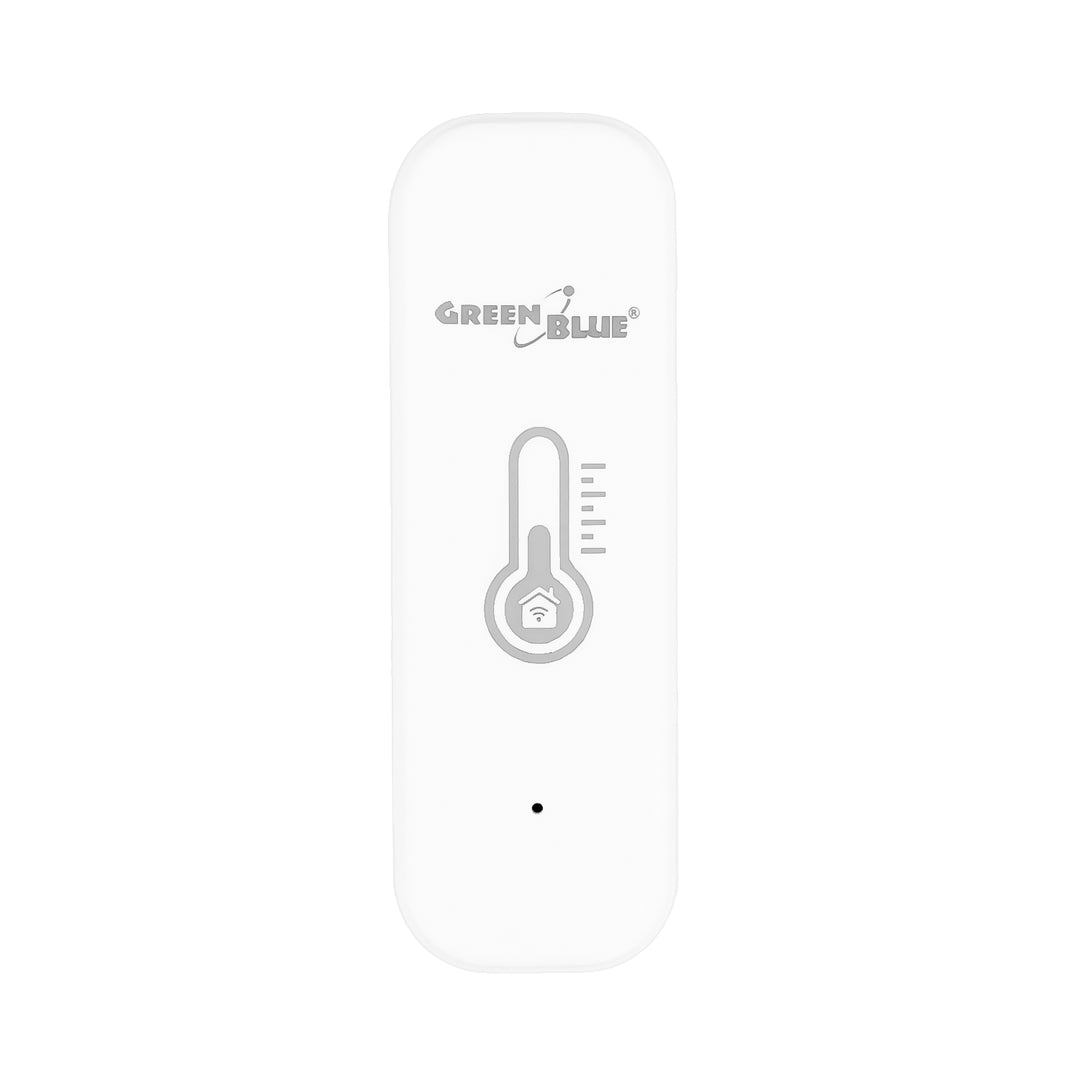 Sensor de temperatura y humedad WiFi GreenBlue, Android/iOS/Alexa/Google Home, 3,0 V CC, LR03x2, GB737, 2 unidades