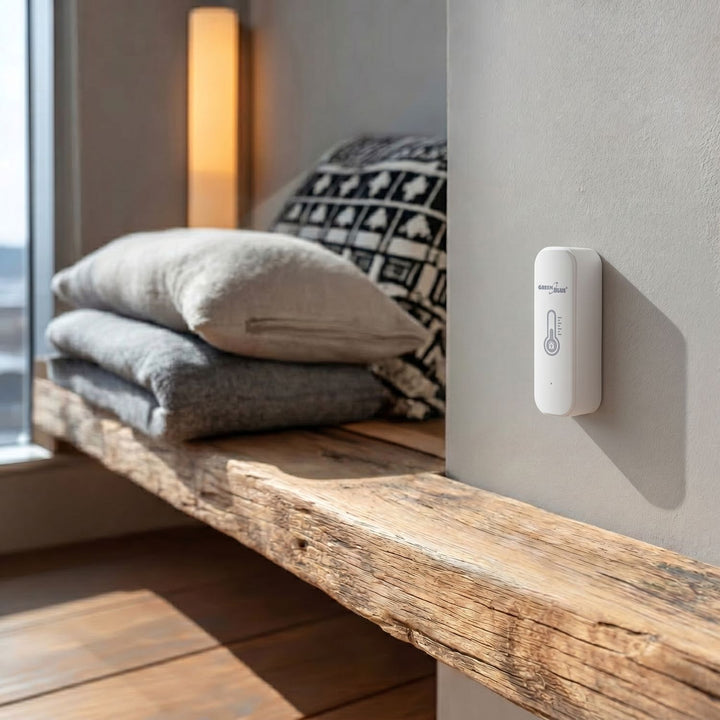 Sensor de temperatura y humedad WiFi GreenBlue, Android/iOS/Alexa/Google Home, 3,0 V CC, LR03x2, GB737, 2 unidades
