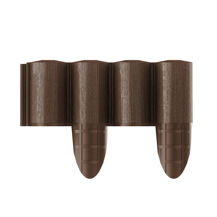 Valla de jardín Cellfast, textura de madera, resistente a las heladas, longitud 21,6 m, color marrón, 34-031