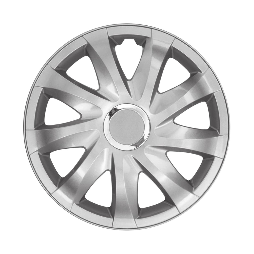 Tapa de rueda universal de 13'' NRM Drift, color plateado, 1 unidad