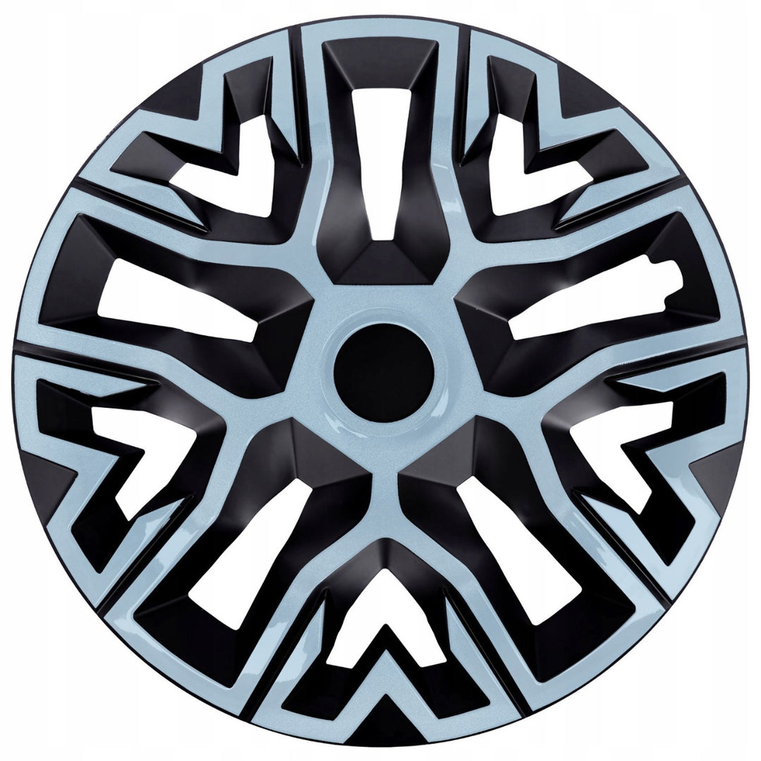 Tapa de rueda universal de 14'' NRM The Best bicolor azul/negro, 1 unidad