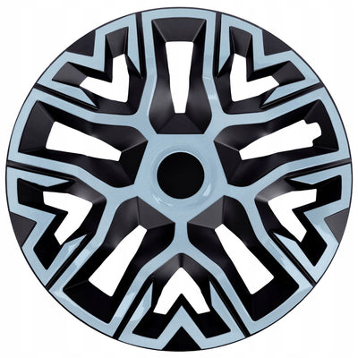 Tapa de rueda universal de 14'' NRM The Best bicolor azul/negro, 1 unidad