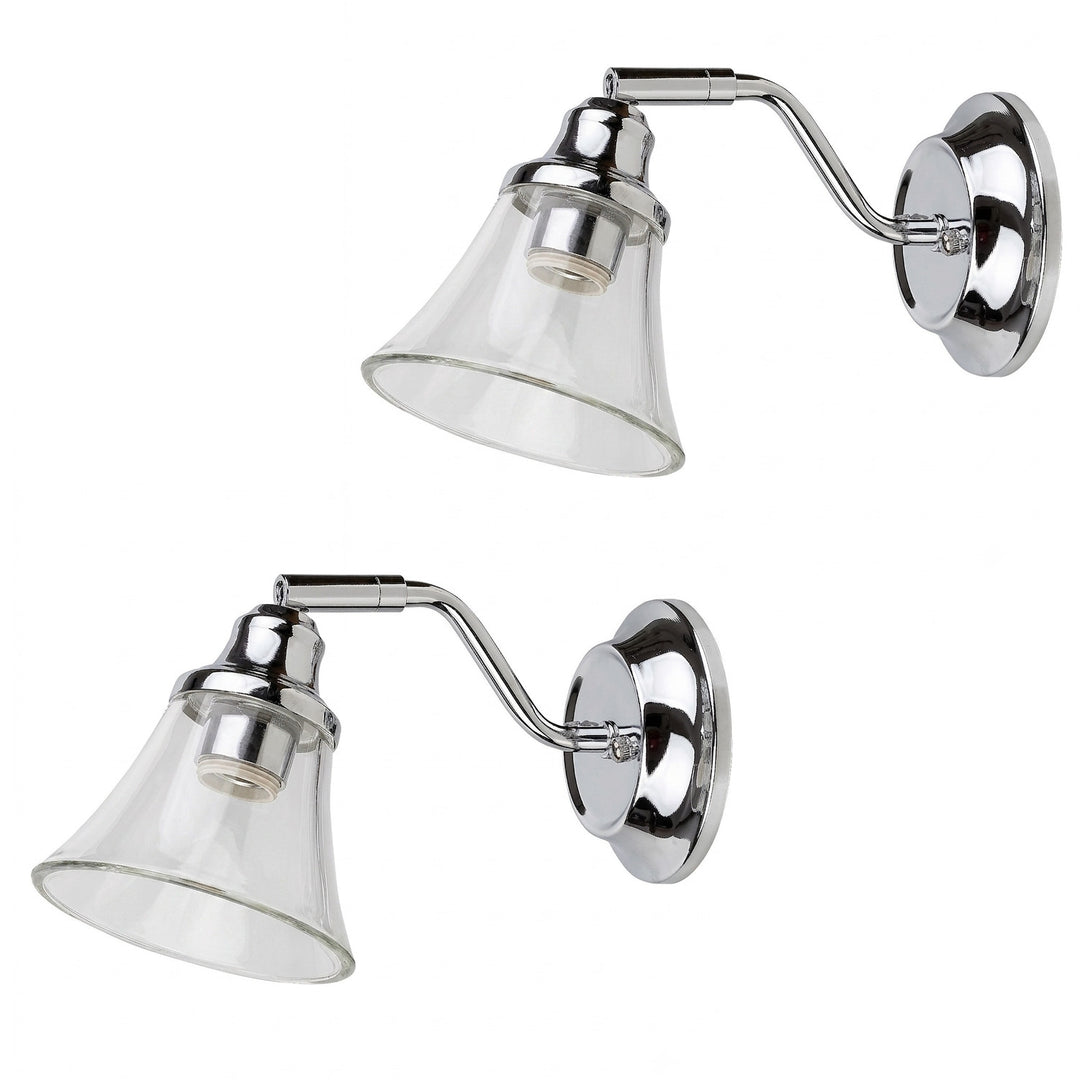 Aplique de baño RABALUX ANTOINE 3207 E14 IP44, 2 unidades