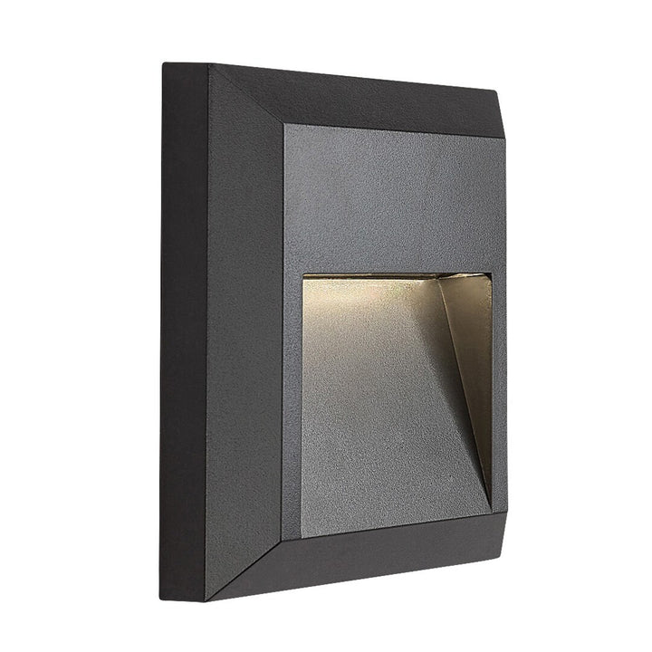 Lámpara Rabalux, de pared, para exterior, LED 4 W, antracita, Trento, 2 unidades
