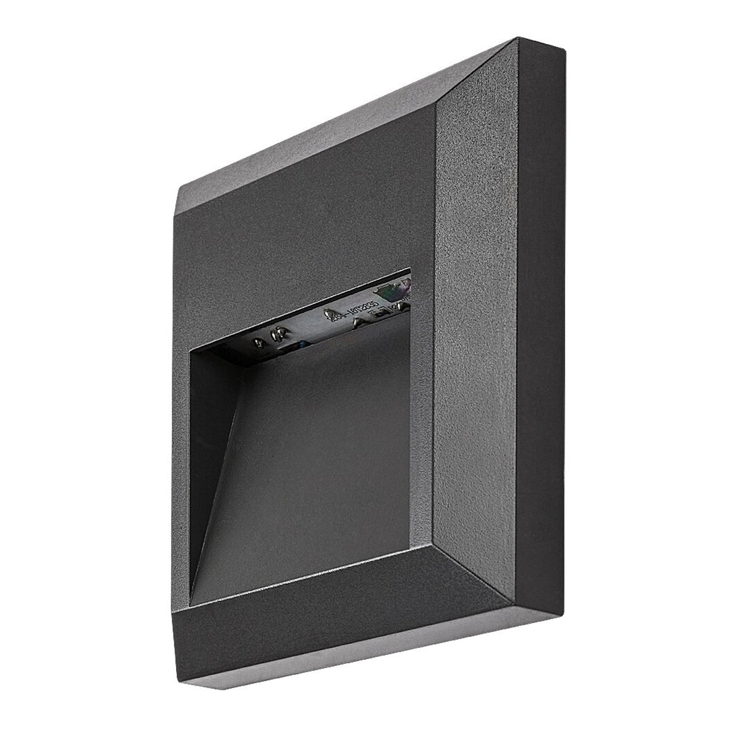 Lámpara Rabalux, de pared, para exterior, LED 4 W, antracita, Trento, 4 unidades