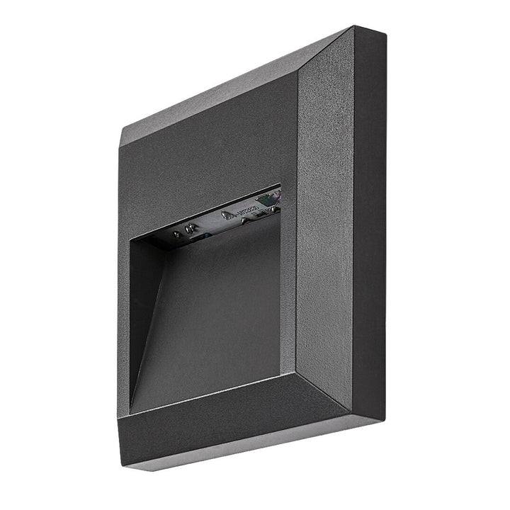 Lámpara Rabalux, de pared, para exterior, LED 4 W, antracita, Trento, 4 unidades