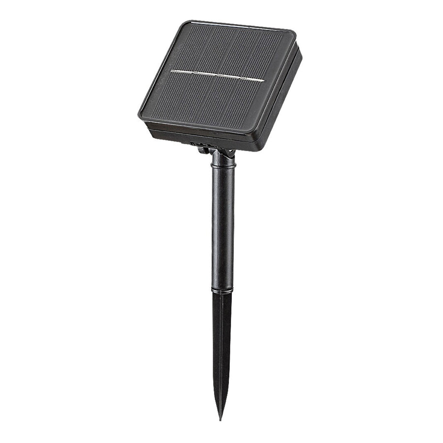 Lámparas solares Rabalux, 4 luminarias, para exterior, IP44, negras, Ximpu, 2 juegos