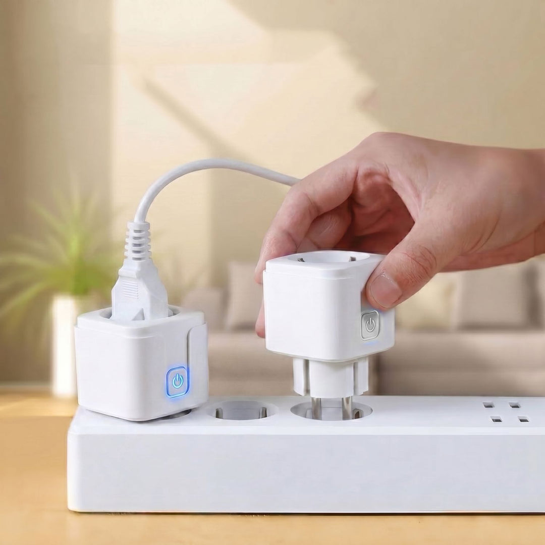 Toma de corriente WiFi GreenBlue con control remoto, compatible con Android/iOS/Alexa/Google Home, temporizador, medidor de potencia, máx. 16 A/3840 W, GB735 W, 3 unidades
