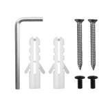 Soporte/colgador de pared para bicicletas Maclean, horizontal, acero, carga máxima de 30 kg, ángulo ajustable, MC-172, 2 unidades