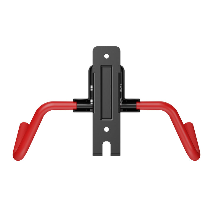 Soporte/colgador de pared para bicicletas Maclean, horizontal, acero, carga máxima de 30 kg, ángulo ajustable, MC-172, 4 unidades