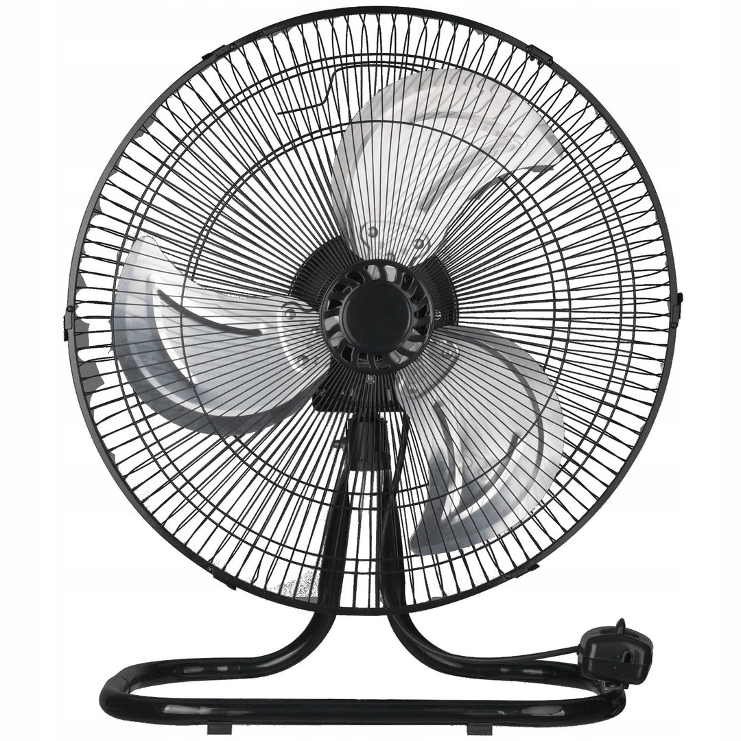 Ventilador de pie LTC, 18", color negro, altura regulable, potencia de 50 W, LXWT04C