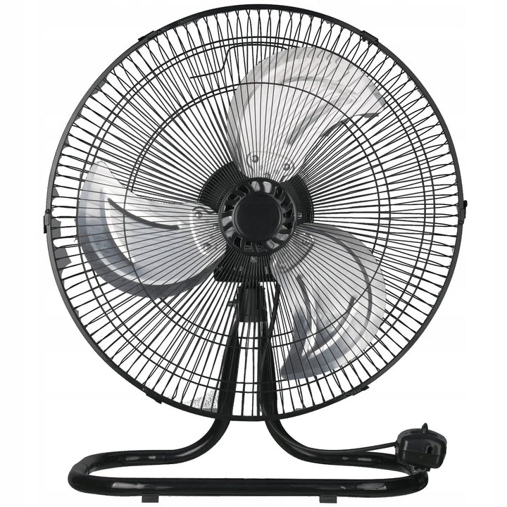 Ventilador de pie LTC, 18", color negro, altura regulable, potencia de 50 W, LXWT04C