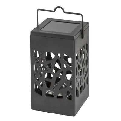 Lámpara solar Mora, 1 lm, grado de protección IP23, color negro, LED de 0,07 W, 8948