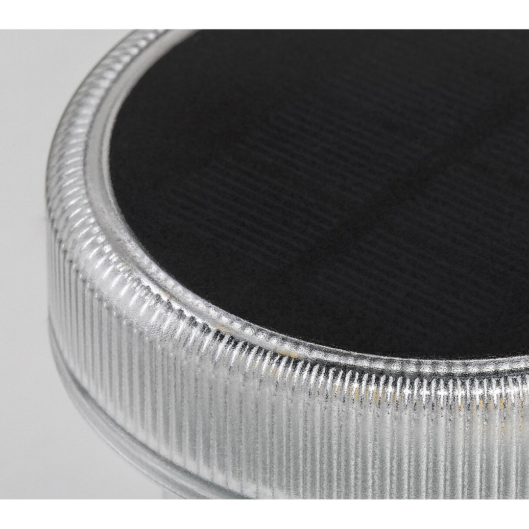 Lámpara solar Trillo LED de 0,3 W, sensor crepuscular, color transparente, IP65, K 4000, 77175